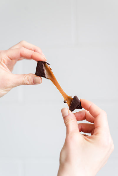 Chocolate Covered Salted Caramels: Six